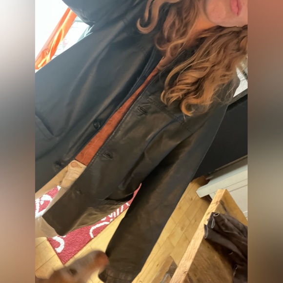 100% genuine black leather jacket - Picture 5 of 7